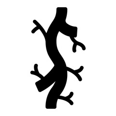 blood vessel glyph icon
