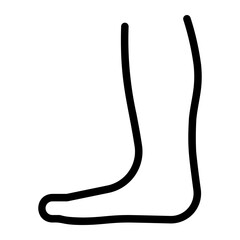 leg line icon