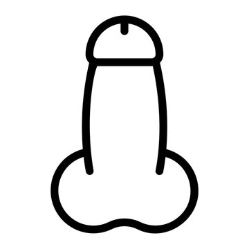 penis line icon
