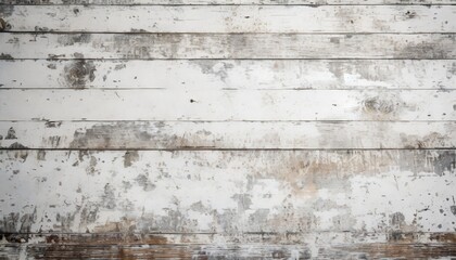 rough shabby chic texture wooden background with white paint worn off illustration - obrazy, fototapety, plakaty