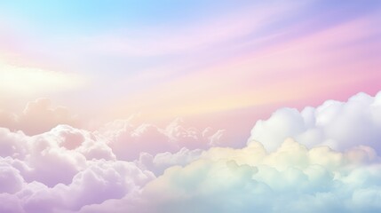 gentle pastel rainbow background illustration dreamy serene, soothing ethereal, delicate light gentle pastel rainbow background