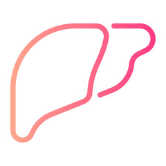 liver gradient icon
