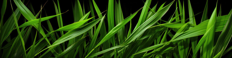 Obraz premium Sugar cane green plant on background.