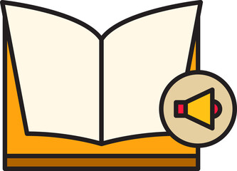 Book and Audio Icon
