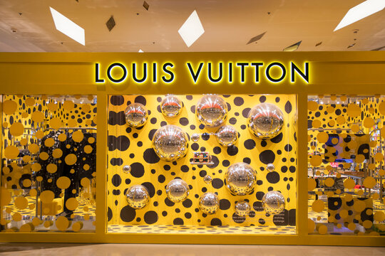 Louis Vuitton store in Siam Paragon Mall in Bangkok Thailand