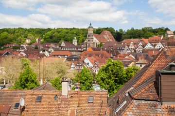 Schwaebisch Hall is one of the most beautiful medieval towns in Germany. - obrazy, fototapety, plakaty