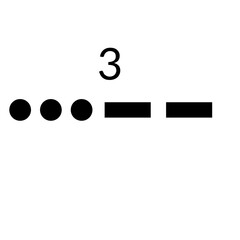 International Morse code numbers