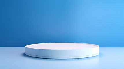 Modern round product advertising podium, booth, stage, product background, promotional event background