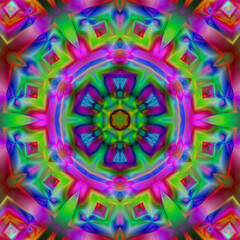 Fototapeta na wymiar psychedelic background.bright colorful patterns. background screensaver..Magic graphics. Abstract kaleidoscope pattern.