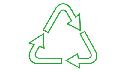 リサイクル　マーク　アイコン　三角矢印