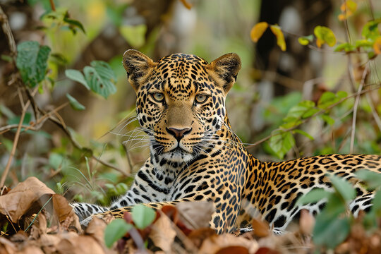 leopard in the forest