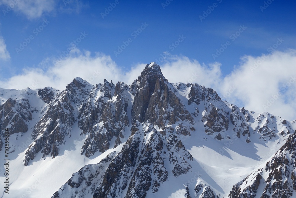 Canvas Prints Winter in Valloire, France