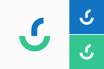 r smile vector logo premium 