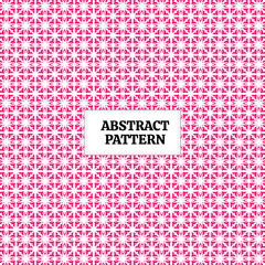 Pink and white geometric pattern with a white background. Perfect for feminine branding, textile design, stationery, and social media graphics. Adds a modern and elegant touch.