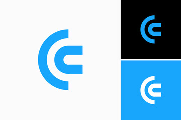 Initials letter CC logo design vector  - obrazy, fototapety, plakaty