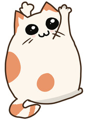 Cute cat illustration