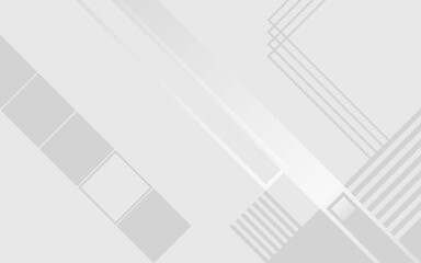 Fototapeta premium Abstract white background. Minimal geometric white light background abstract design.