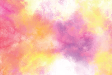 Bright Abstract colorful watercolor background drawing.Colorful rainbow holi paint color gradient illustration. Pure vibrant watercolor colors design. Creative paint fluids, splashes, spray and stains