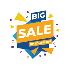 Big summer sale banner with sun. Sun with rays. Summer template poster design for print or web.