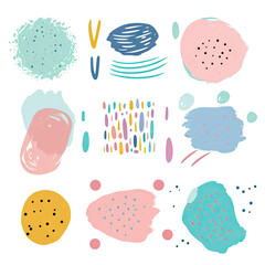 free vector set free hand doodle shape