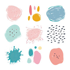 free vector set free hand doodle shape