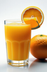 A glass of freshly squeezed orange juice4