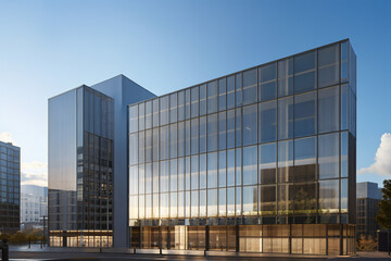 The Future of Cityscapes: Modern Building Strategies. generative AI.