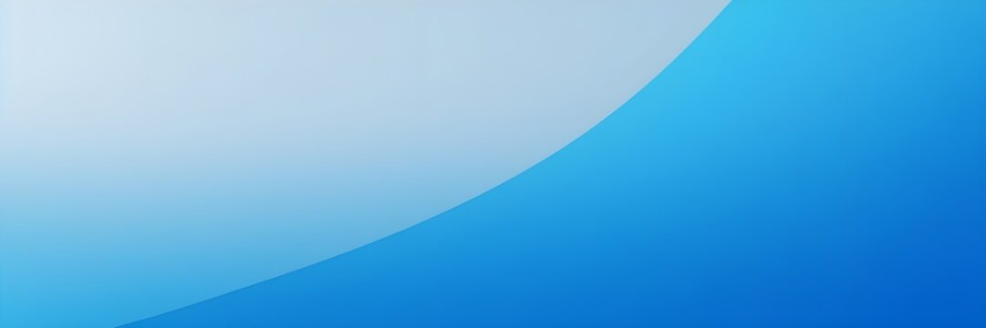 Abstract blue background with curve line. Blue gradient background banner. Abstract blue backdrop.