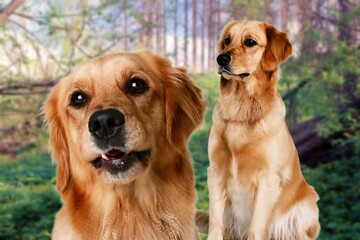 Obraz premium Golden retriever
