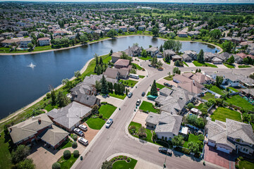 Briarwood Neighborhood Aerial View in Saskatoon