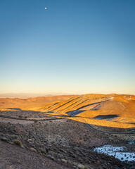 Moon over Death Valley