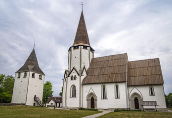 Fototapeta na wymiar Lärbro Church (Lärbro kyrka), Gotland, Sweden