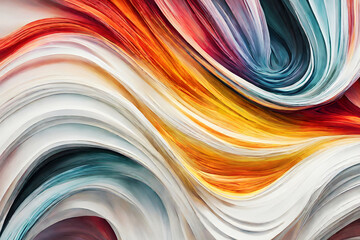 Masterpiece Bursting With Vibrant Vivid Chroma Colors, Gradients of White (PNG 8208x5472)