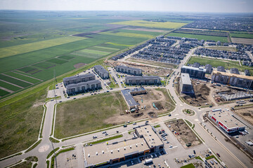 Evergreen Neighborhood Aerial View in Saskatoon