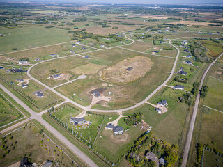 Grasswood Estates Aerial View in Saskatoon