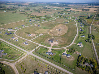 Grasswood Estates Aerial View in Saskatoon