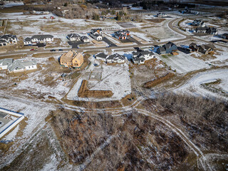 Grasswood Estates Aerial View in Saskatoon