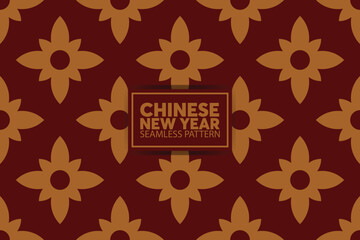 Chinese New Year 2024 modern art design in red and gold color for cover, card, poster, banner.
