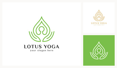 Yoga Meditation Logo Design Inspiration