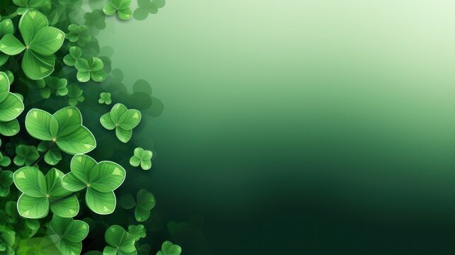  a bunch of green clovers on a green background with a blurry image of a bunch of green clovers on a green background with a blurry background.