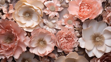  a close up of a bunch of flowers with pink and white flowers in the middle of the petals and the center of the flowers in the middle of the petals.