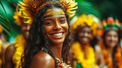 Cultural and Artistic Festivals Celebration:** Explore the diverse cultural and artistic festivals that take place during the summer, celebrating the richness of global traditions - obrazy, fototapety, plakaty