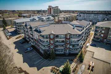 Nutana Suburban Centre Aerial View in Saskatoon