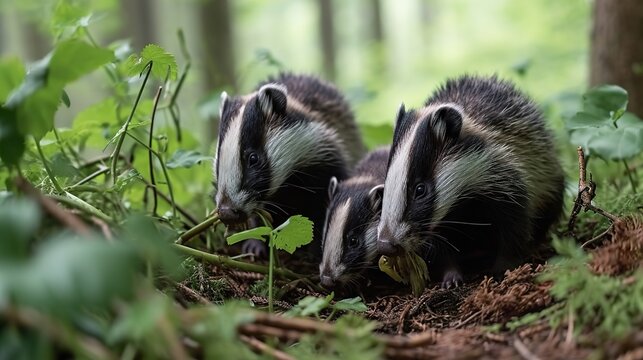 raccoon in the grass