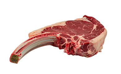 Tomahawk beef premium on the transparent background