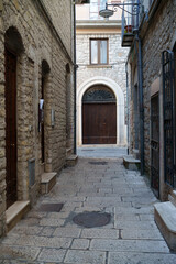 Fototapeta na wymiar Historic buildings of Potenza, Basilicata, italy