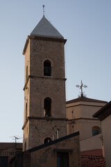 Fototapeta na wymiar Historic buildings of Potenza, Basilicata, italy