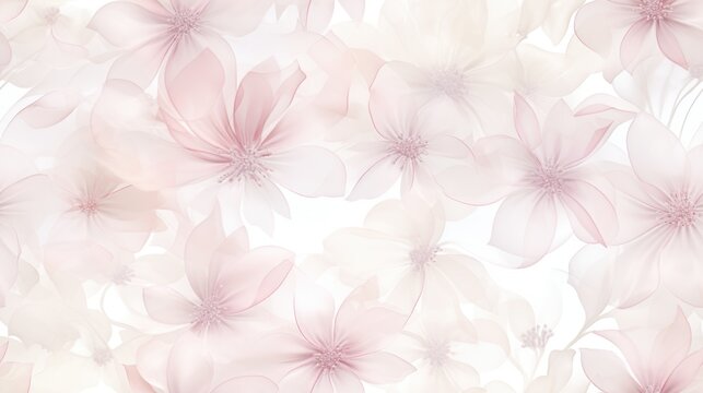  a white and pink floral background with lots of flowers on the bottom of the image and bottom half of the flowers on the bottom half of the image.