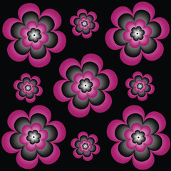 This is beautiful vector picture with flowers design
