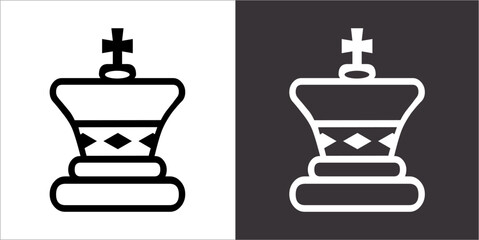 IIlustration Vector graphics of Chess icon